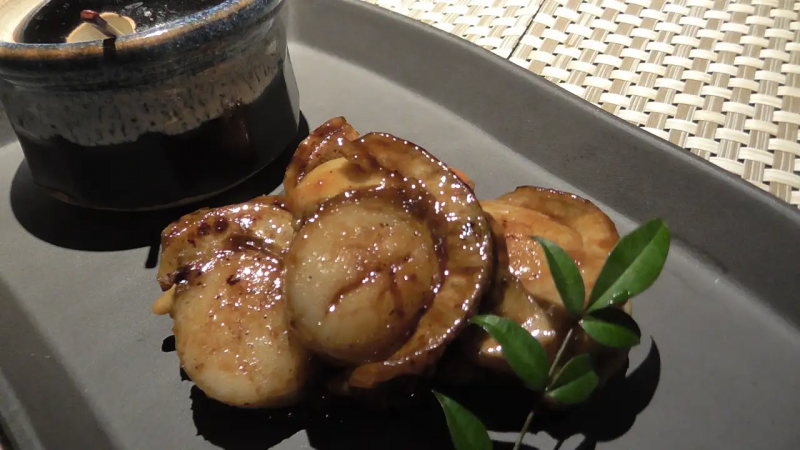 帆立バター醤油焼き山椒風味